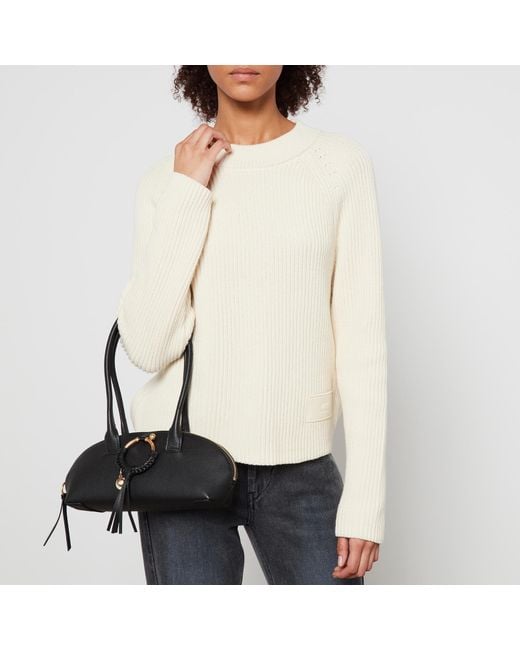 See By Chloé White Joan Leather Shoulder Bag