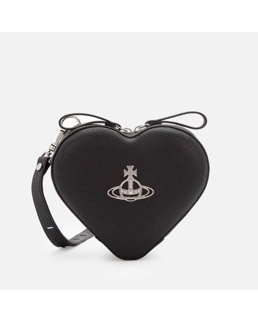 Vivienne Westwood Black Johanna Heart Mini Backpack