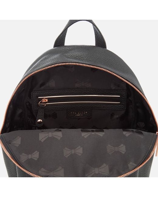 Ted Baker Pearen Soft Grain Backpack in Black Lyst Australia