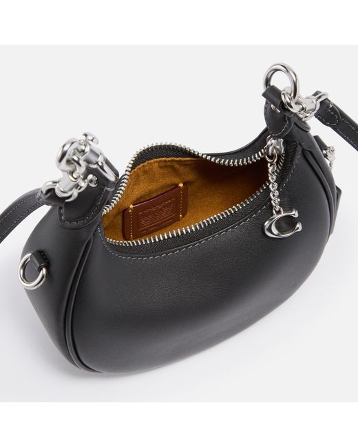 COACH Black Glovetanned Leather Jonie Bag