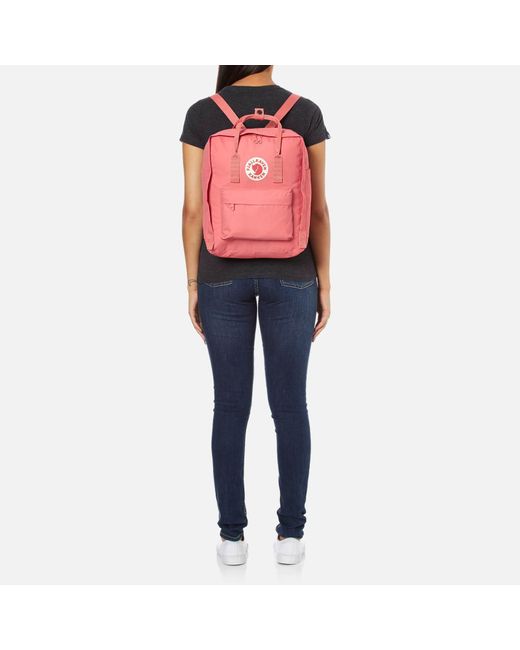 peach kanken backpack