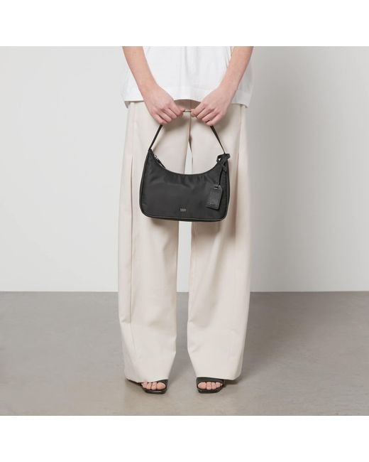 DKNY Black Casey Canvas Shoulder Bag