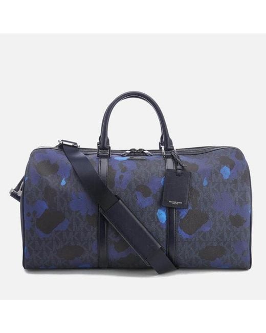 Michael Kors Blue Jet Set Travel Large Duffle Bag
