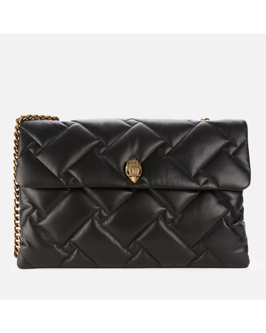 Kurt Geiger Leather Kensington Soft Xxl Bag in Black Lyst UK