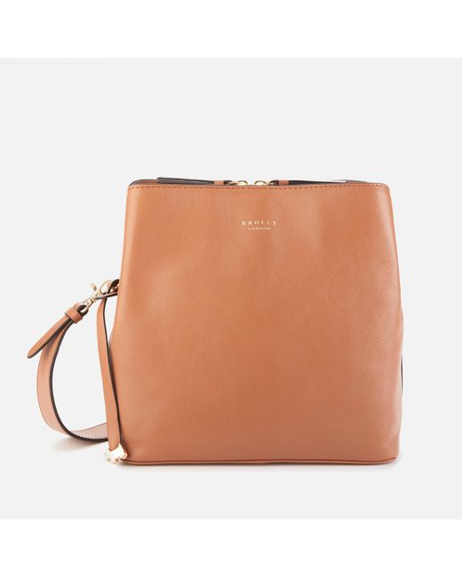 Radley Brown Medium Dukes Place Leather Shoulder Bag