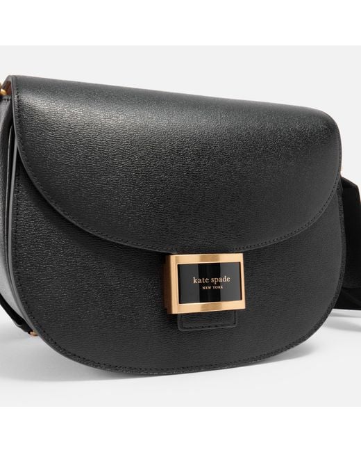 Kate Spade Black Katy Leather Saddle Bag