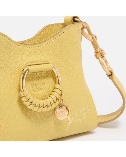 See By Chloé Yellow Joan Leather Small Shoulder Bag