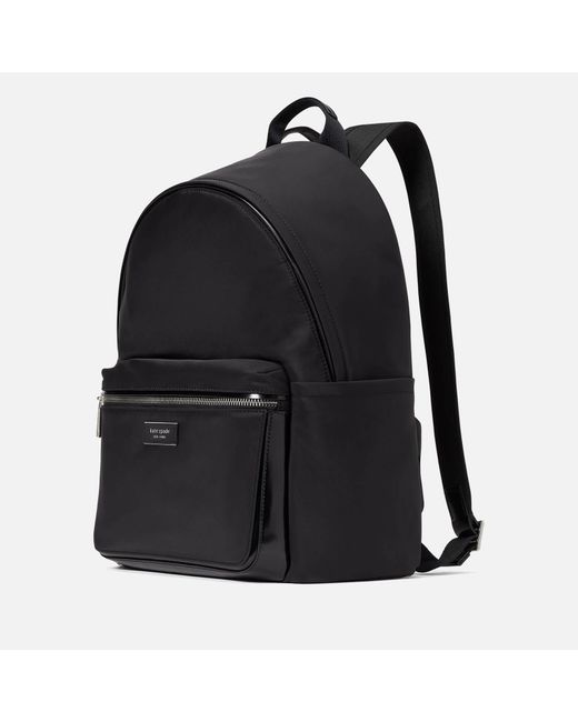 Kate Spade Black Sam Icon Medium Nylon Backpack