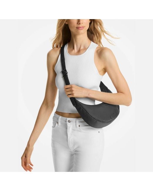 MICHAEL Michael Kors Black Avra Nylon Crossbody Bag