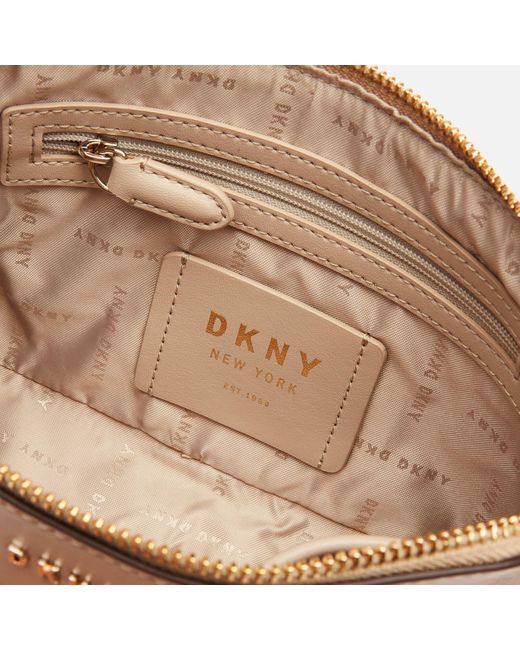 DKNY Leather Bryant Dome Cross Body Bag Sutton in Camel (Natural) Lyst