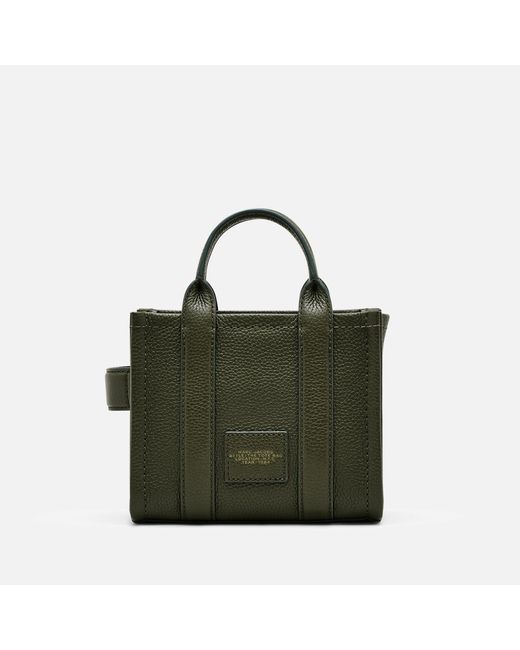 Marc Jacobs Green The Crossbody Leather Tote Bag