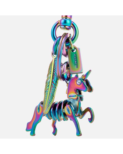 Skeletal uni bag charm 　COACH COACH Skeletal Uni Bag Charm in Blue | Lyst