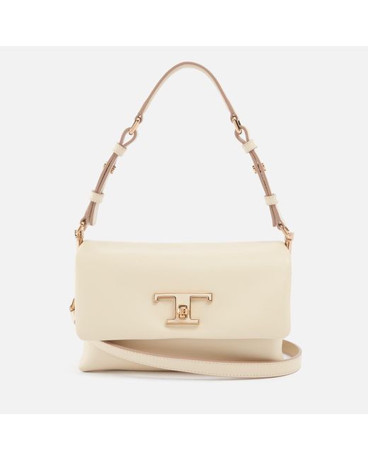 Tod's Natural Soft T Timeless Mini Leather Bag