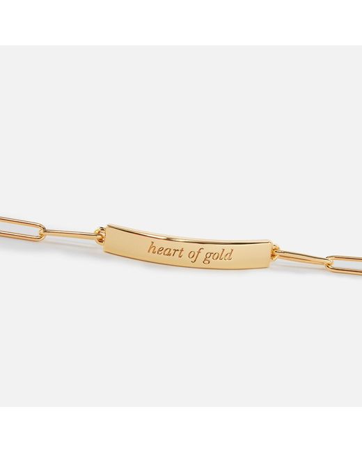 Kate Spade Metallic Heart Of Gold Gold-tone Bracelet