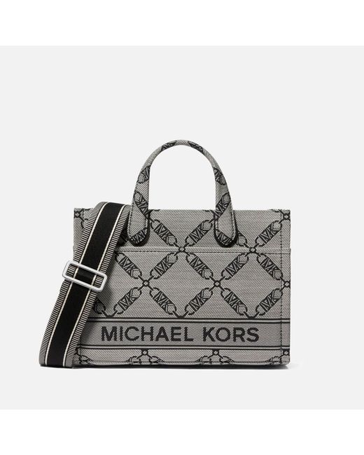 MICHAEL Michael Kors Gray Gigi Small Jacquard Bag