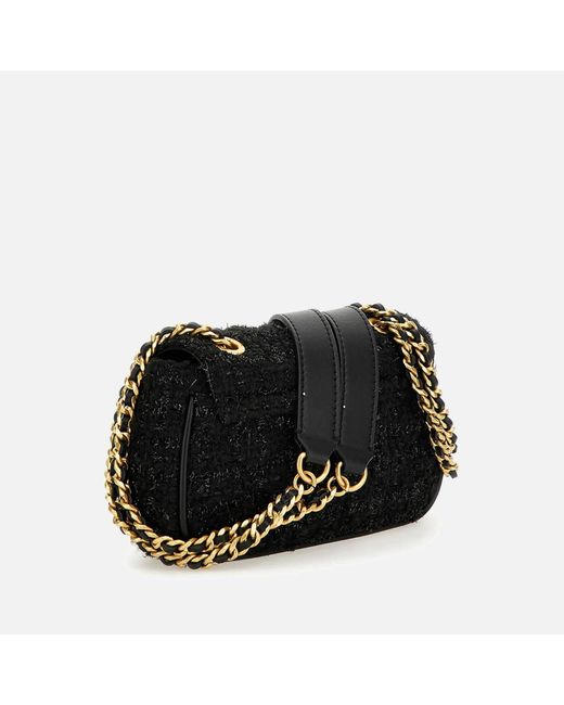 Guess Giully Mini Compartment Cross Body Flap Bag in Black Lyst