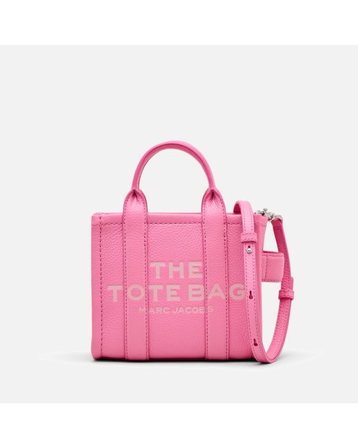 Marc Jacobs Pink The Crossbody Leather Tote