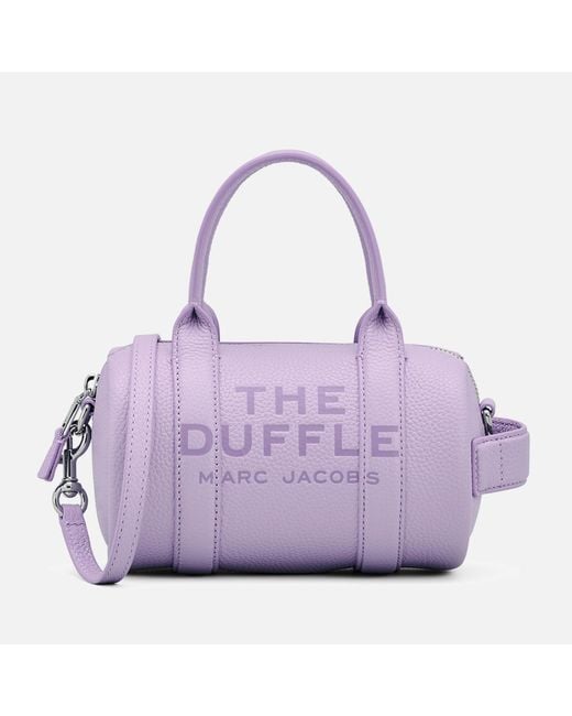 Marc Jacobs Purple The Mini Leather Duffle Bag