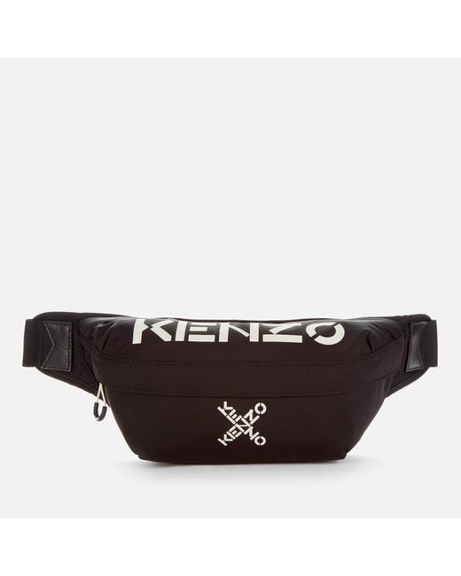 KENZO Synthetic Sport Belt Bag in Black for Men - Lyst