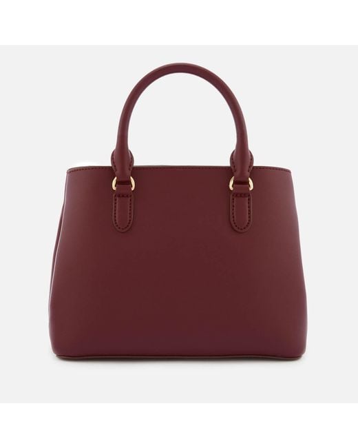 人気商品！ Ralph Lauren Mini Marcy II Leather Satchel Lauren Ralph Lauren Women's Marcy II Mini Satchel - Black