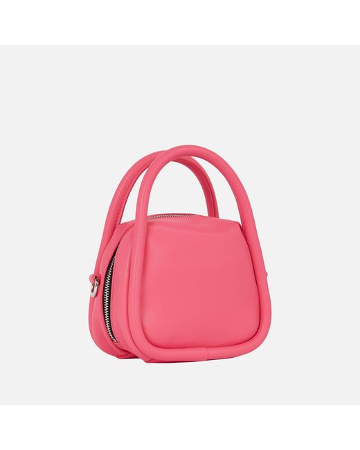 Tommy Hilfiger Pink Femme Faux Leather Crossbody Bag