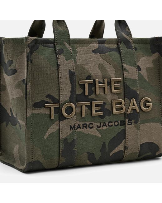 Marc Jacobs Green The Medium Canvas Tote Bag