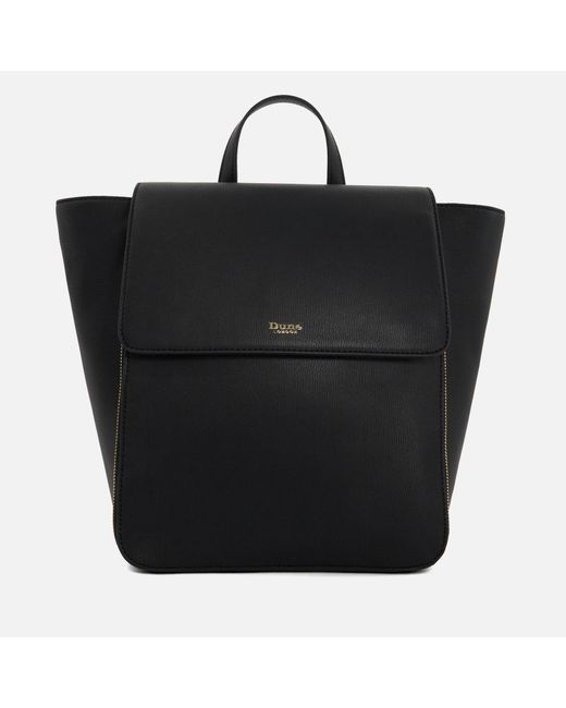 Dune Driven Faux Leather Backpack in Black Lyst UK