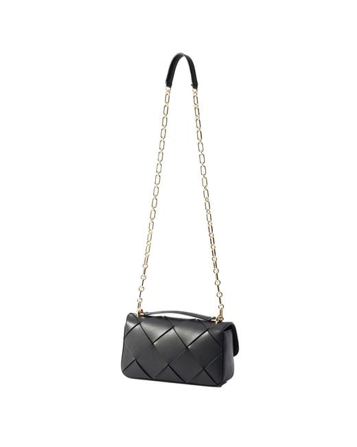 MICHAEL Michael Kors Black Tribeca Small Leather Shoulder Bag