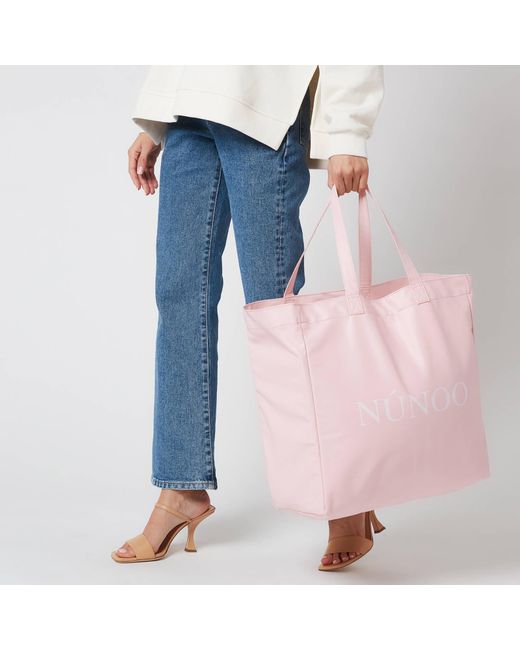 Nunoo Leather Big Tote Bag in Pink - Lyst