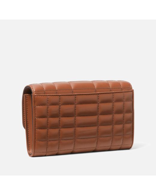 MICHAEL Michael Kors Brown Tribeca Small Leather Convertible Bag