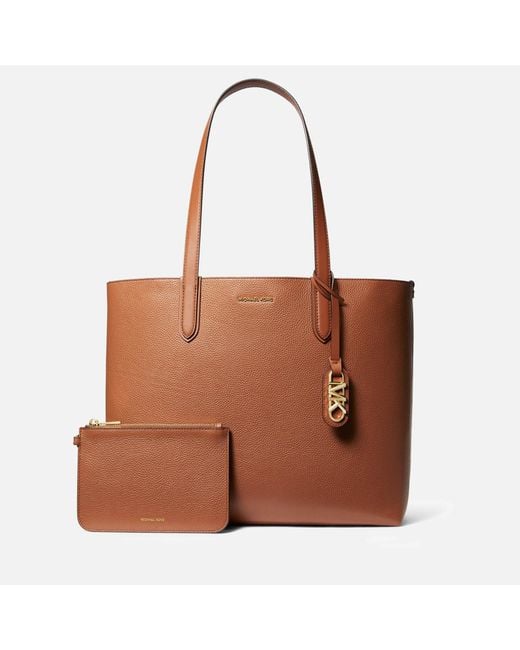 MICHAEL Michael Kors Brown 'eliza Xl' Reversible Shopper Bag