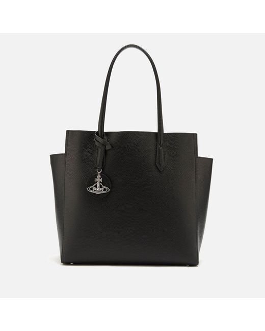 Vivienne Westwood Black Rachel Large Shopper Bag