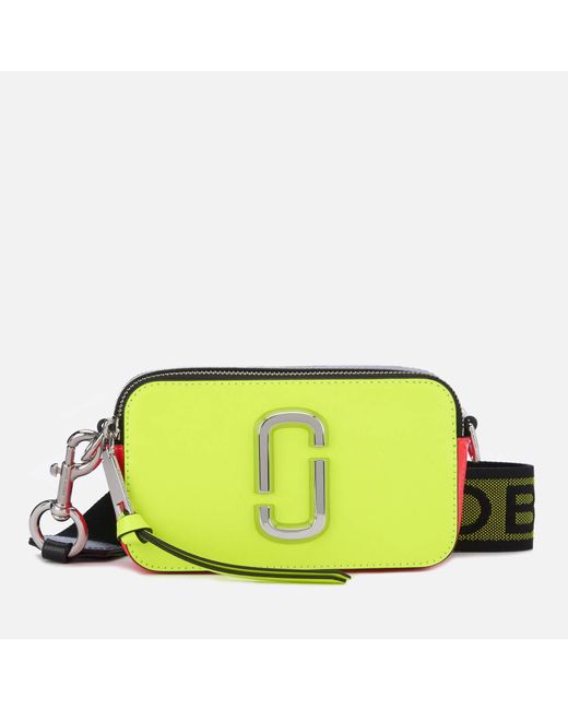 Marc Jacobs Yellow The Snapshot Fluoro Leather Camera Bag