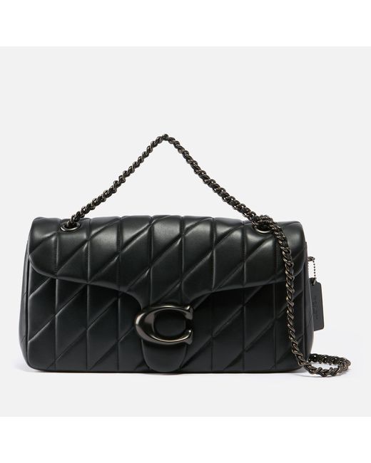 COACH Black Tabby 33 Quilted Leather Shoulder Bag