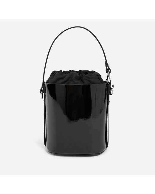 Vivienne Westwood Black Daisy Patent-leather Bucket Bag