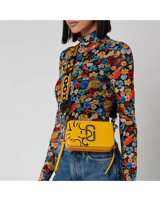 Marc Jacobs Yellow Snapshot Peanuts Bag
