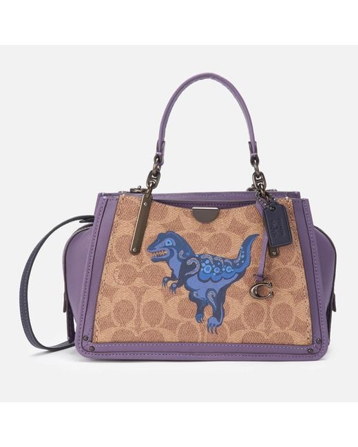 COACH Coated Canvas Signature Rexy By Zhu Jingyi Dreamer 21 Bag Lyst Canada