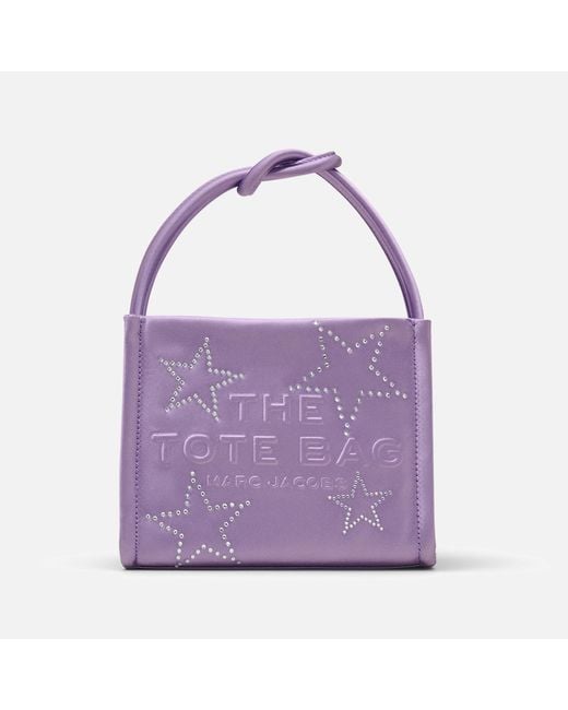 Marc Jacobs Purple The Mini Satin Tote Bag