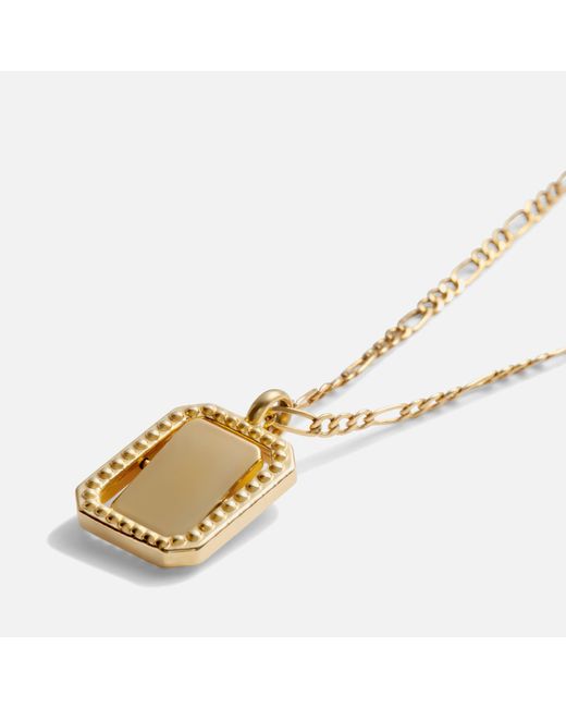 Katie Loxton Metallic Optimism Spinning Amulet 18-karat Gold-plated Necklace