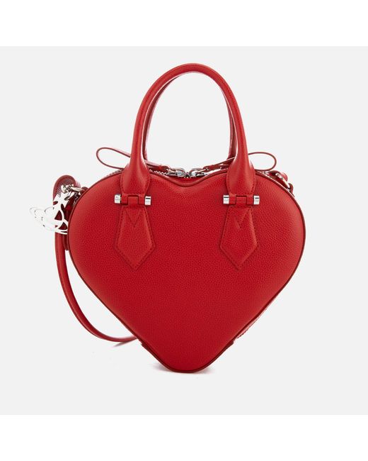 Vivienne Westwood Red Johanna Heart Handbag