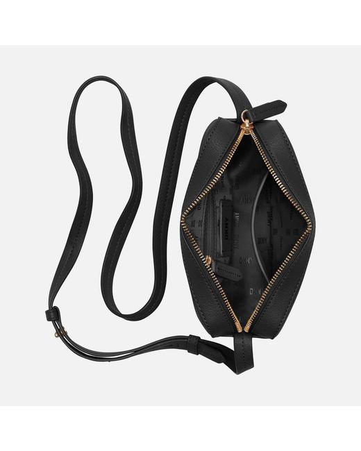 DKNY Black Seventh Avenue Leather Bag