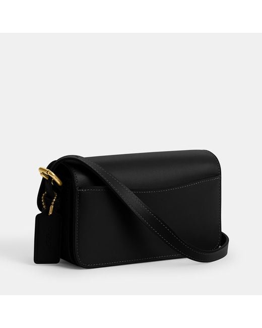 COACH Black Zoe Leather Shoulder Bag