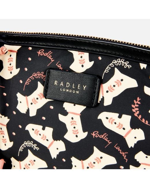 Radley Canvas Dotty Dog Small Ziptop Cross Body Bag in Black Lyst