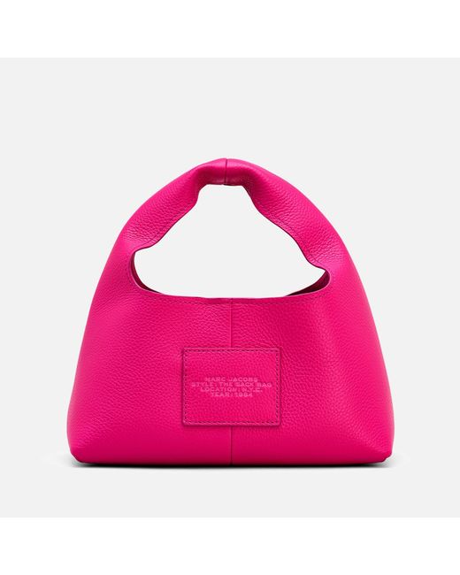 Marc Jacobs Pink The Sack Grained Leather Mini Bag