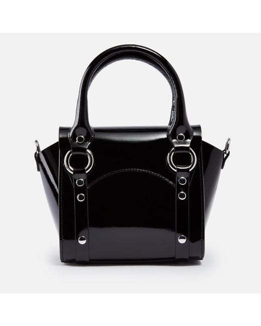 Vivienne Westwood Black Betty Mini Patent-leather Bag