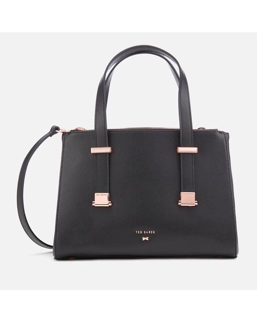 Ted Baker Black Audrey Adjustable Handle Small Tote Bag