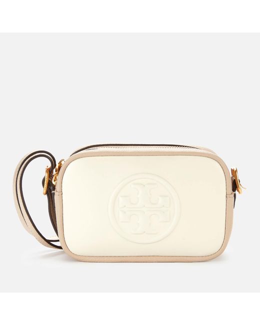 Tory Burch Natural Perry Bombe Twisted Strap Mini Bag