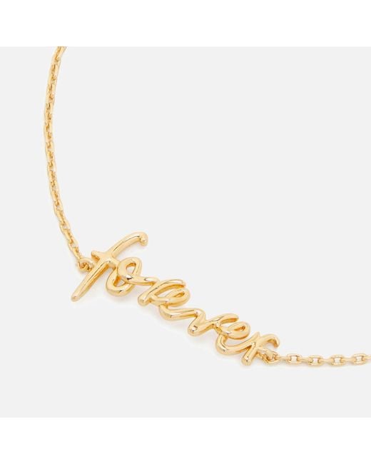 Kate Spade Say Yes Forever Gold-tone Bracelet in Metallic