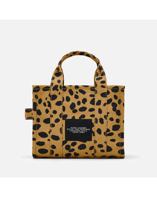 Marc Jacobs Metallic The Small Cotton-canvas Tote Bag