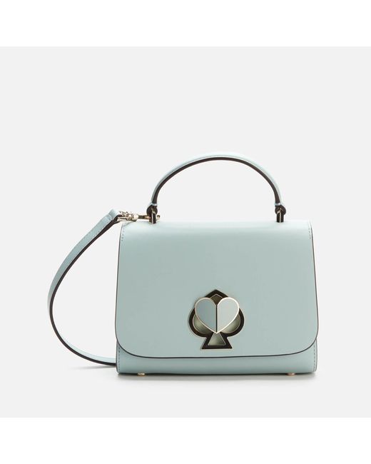 Kate Spade Blue Nicola Twistlock Small Top Handle Bag